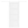 Porte coulissante ORKDAL Blanc 83 x 202 cm Bois de pin massif 649618649618