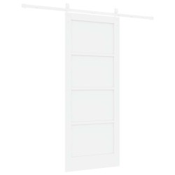 Porte coulissante ORKDAL Blanc 83 x 202 cm Bois de pin massif 649618649618