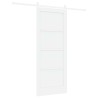 Porte coulissante ORKDAL Blanc 83 x 202 cm Bois de pin massif 649618649618