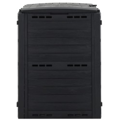 Composteur de jardin Noir 280 L Polypropylène 649632649632