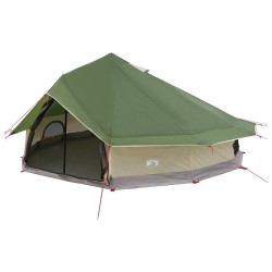 Tente Tipi avec toit Vert 800 x 800 x 430 cm Polyester et Acier 649633649633