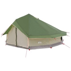 Tente Tipi avec toit Vert 800 x 800 x 430 cm Polyester et Acier 649633649633