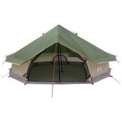 Tente Tipi avec toit Vert 800 x 800 x 430 cm Polyester et Acier 649633649633