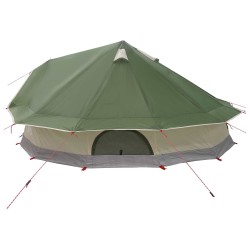 Tente Tipi avec toit Vert 800 x 800 x 430 cm Polyester et Acier 649633649633