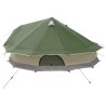 Tente Tipi avec toit Vert 800 x 800 x 430 cm Polyester et Acier 649633649633