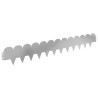 Bordure de Pelouse 50 pcs 103 x 15 cm Acier Argenté 649638649638