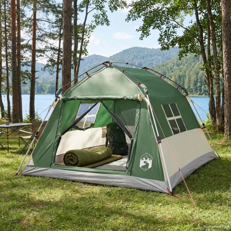Tente instantanée imperméable 3 personne 3 personnes Vert 649640649640