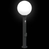 Bornes lumineuses avec capteur et prise lot de 3 80 cm noir IP44 649641649641