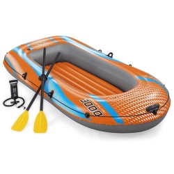 Bestway Bateau gonflable Orange 246 x 122 cm PVC 649655649655