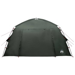 Tente Cabane avec toit Vert armée 300 x 210 x 156 cm Polyester 649656649656