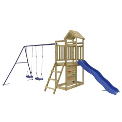 Aire de jeux d'extérieur bois de pin imprégné 649658649658