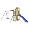 Aire de jeux d'extérieur bois de pin imprégné 649658649658