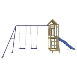 Aire de jeux d'extérieur bois de pin imprégné 649658649658