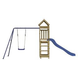 Aire de jeux d'extérieur bois de pin imprégné 649660649660