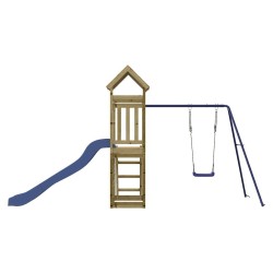 Aire de jeux d'extérieur bois de pin imprégné 649660649660