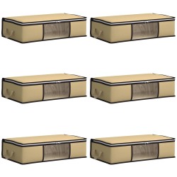 Boîte de rangement avec fenêtre latérale transparente 6 pcs 649671649671