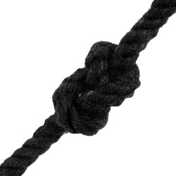 Corde Noir 0,6 x 0,6 x 2500 cm Coton 649677649677
