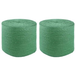 Corde en Jute 2 pcs Vert Jute 100% Tossa 649678649678