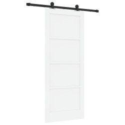 Porte coulissante ORKDAL Blanc 83 x 202 cm Bois de pin massif 649682649682