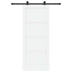 Porte coulissante ORKDAL Blanc 83 x 202 cm Bois de pin massif 649682649682
