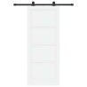 Porte coulissante ORKDAL Blanc 83 x 202 cm Bois de pin massif 649682649682