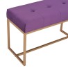 Banc 80 cm Violet Velours 649683649683