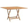 Ensemble bistro de jardin 3 pcs Marron Teck massif 649689649689