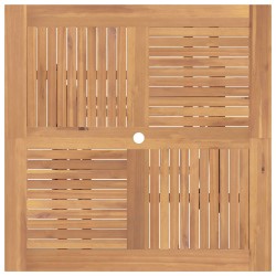 Ensemble bistro de jardin 3 pcs Marron Teck massif 649689649689