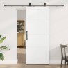 Porte coulissante ORKDAL Blanc 83 x 202 cm Bois de pin massif 649691649691
