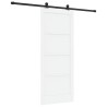 Porte coulissante ORKDAL Blanc 83 x 202 cm Bois de pin massif 649691649691