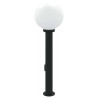 Borne lumineuse avec sortie 80 cm Noir IP44 649693649693