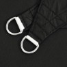 Voile de parasol tissu oxford triangulaire 3x3x4,24 m noir 649700649700