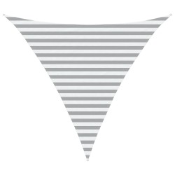 Voile d'ombre Gris clair et blanc 3 x 3 x 3 m 649701649701