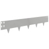 Bordure de Pelouse 50 pcs 100 x 20 cm Acier Argenté 649702649702