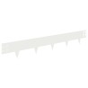 Bordure de Pelouse 50 pcs 100 x 15 cm Acier Blanc 649703649703