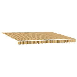 Auvent rétractable Multicolore 450 × 350 cm Tissu et Aluminium 649707649707