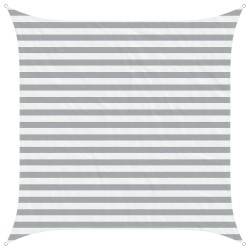 Voile d'ombre Gris clair et blanc 2,5 x 2,5 m 649708649708