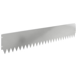 Bordure de Pelouse 20 pcs 103 x 20 cm Acier Argenté 649710649710
