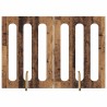 Clôture pliable pour animaux 2 pcs Bois de chêne 649716649716