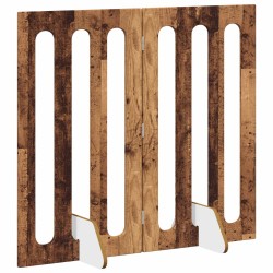 Clôture pliable pour animaux 2 pcs Bois de chêne 649717649717