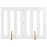 Clôture pliable pour animaux 2 pcs Blanc Brillant 649722649722