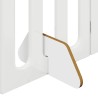 Clôture pliable pour animaux 2 pcs Blanc Brillant 649722649722