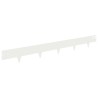 Bordure de Pelouse 50 pcs 100 x 12 cm Acier Blanc 649724649724
