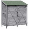Abri de jardin Gris 106 x 56 x 113,5 cm Bois de Sapin Massif 649726649726