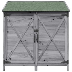 Abri de jardin Gris 106 x 56 x 113,5 cm Bois de Sapin Massif 649726649726
