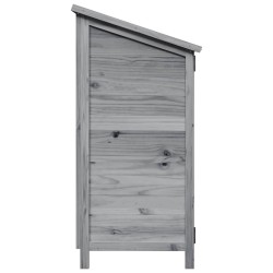 Abri de jardin Gris 106 x 56 x 113,5 cm Bois de Sapin Massif 649726649726