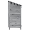 Abri de jardin Gris 106 x 56 x 113,5 cm Bois de Sapin Massif 649726649726