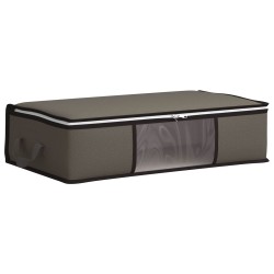 Boîte de rangement avec fenêtre latérale transparente Gris 649727649727