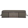 Boîte de rangement avec fenêtre latérale transparente Gris 649727649727
