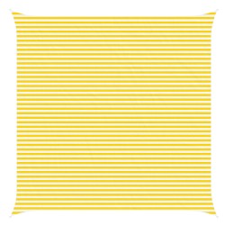 Voile d'ombre Jaune et blanc 6 x 6 m 100 % polyester Oxford 649730649730